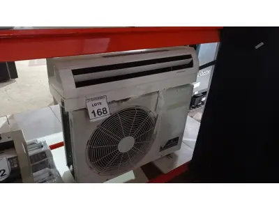 LOTE 168 - 01 EVAPORADORA E 01 CONDENSADORA. (NO ESTADO) ATENÇÃO! FAZER A VISITAÇÃO ANTES DE ARREMATAR, NÃO SABEMOS SE FUNCIONA, LEILÃO NÃO TEM GARANTIA E NEM DEVOLUÇÃO, SUJEITO A POSSÍVEIS AVARIAS VISÍVEIS/OCULTAS E/OU AUSÊNCIA DE COMPONENTES.