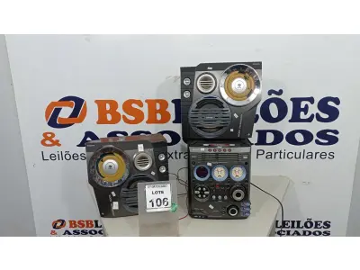 LOTE 106 - 01 GAMEPORT MINI SYSTEM MODELO FM M779 MARCA PHILIPS. (NO ESTADO) ATENÇÃO! FAZER A VISITAÇÃO ANTES DE ARREMATAR, NÃO SABEMOS SE FUNCIONA, LEILÃO NÃO TEM GARANTIA E NEM DEVOLUÇÃO, SUJEITO A POSSÍVEIS AVARIAS VISÍVEIS/OCULTAS E/OU AUSÊNCIA DE COMPONENTES.