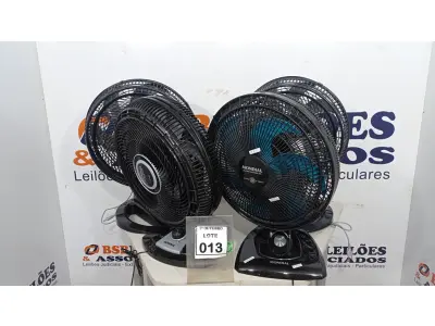 LOTE 013 - 02 VENTILADORES MARCA BRITÂNIA E 02 VENTILADORES MARCA MONDIAL. (NO ESTADO) ATENÇÃO! FAZER A VISITAÇÃO ANTES DE ARREMATAR, NÃO SABEMOS SE FUNCIONA, LEILÃO NÃO TEM GARANTIA E NEM DEVOLUÇÃO, SUJEITO A POSSÍVEIS AVARIAS VISÍVEIS/OCULTAS E/OU AUSÊNCIA DE COMPONENTES.