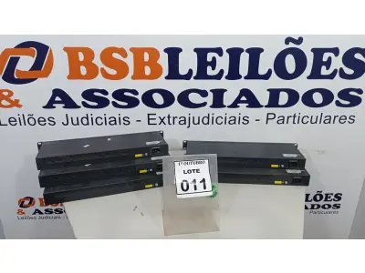 LOTE 011 - 05 SWITCHES 24 PORTAS MARCA HP. (NO ESTADO) ATENÇÃO! FAZER A VISITAÇÃO ANTES DE ARREMATAR, NÃO SABEMOS SE FUNCIONA, LEILÃO NÃO TEM GARANTIA E NEM DEVOLUÇÃO, SUJEITO A POSSÍVEIS AVARIAS VISÍVEIS/OCULTAS E/OU AUSÊNCIA DE COMPONENTES.