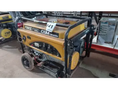 LOTE 141 - 01 GERADOR DE ENERGIA CSM MONOFÁSICO 9 KVA GASOLINA MARCA BRANCO. (NO ESTADO, NÃO SABEMOS SE FUNCIONA. LEILÃO NÃO TEM GARANTIA E NEM DEVOLUÇÃO, SUJEITO A POSSÍVEIS AVARIAS VISÍVEIS/OCULTAS E/OU AUSÊNCIA DE COMPONENTES)