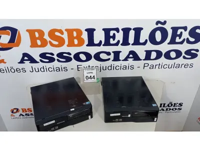 LOTE 044 - 02 MICROS COMPUTADORES MARCA POSITIVO. (NO ESTADO) ATENÇÃO! FAZER A VISITAÇÃO ANTES DE ARREMATAR, NÃO SABEMOS SE FUNCIONA, LEILÃO NÃO TEM GARANTIA E NEM DEVOLUÇÃO, SUJEITO A POSSÍVEIS AVARIAS VISÍVEIS/OCULTAS E/OU AUSÊNCIA DE COMPONENTES.