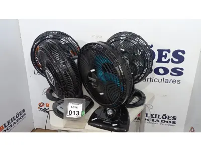 LOTE 013 - 02 VENTILADORES MARCA BRITÂNIA E 02 VENTILADORES MARCA MONDIAL. (NO ESTADO) ATENÇÃO! FAZER A VISITAÇÃO ANTES DE ARREMATAR, NÃO SABEMOS SE FUNCIONA, LEILÃO NÃO TEM GARANTIA E NEM DEVOLUÇÃO, SUJEITO A POSSÍVEIS AVARIAS VISÍVEIS/OCULTAS E/OU AUSÊNCIA DE COMPONENTES.