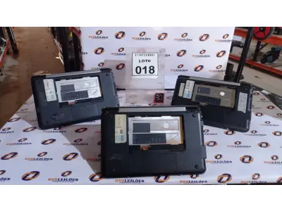 LOTE 018 - 03 NETBOOKS SEM BATERIA MARCA HP. (NO ESTADO) ATENÇÃO! FAZER A VISITAÇÃO ANTES DE ARREMATAR, NÃO SABEMOS SE FUNCIONA, LEILÃO NÃO TEM GARANTIA E NEM DEVOLUÇÃO, SUJEITO A POSSÍVEIS AVARIAS VISÍVEIS/OCULTAS E/OU AUSÊNCIA DE COMPONENTES.