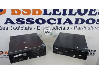 LOTE 050 - 02 MICRO COMPUTADORES MARCA POSITIVO. (NO ESTADO) ATENÇÃO! FAZER A VISITAÇÃO ANTES DE ARREMATAR, NÃO SABEMOS SE FUNCIONA, LEILÃO NÃO TEM GARANTIA E NEM DEVOLUÇÃO, SUJEITO A POSSÍVEIS AVARIAS VISÍVEIS/OCULTAS E/OU AUSÊNCIA DE COMPONENTES.