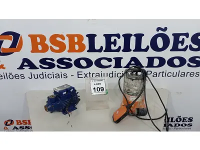 LOTE 109 - 01 MOTOBOMBA E 01 BOMBA ULTRA DS-5 220V  400W MARCA DANCOR. (NO ESTADO) ATENÇÃO! FAZER A VISITAÇÃO ANTES DE ARREMATAR, NÃO SABEMOS SE FUNCIONA, LEILÃO NÃO TEM GARANTIA E NEM DEVOLUÇÃO, SUJEITO A POSSÍVEIS AVARIAS VISÍVEIS/OCULTAS E/OU AUSÊNCIA DE COMPONENTES.