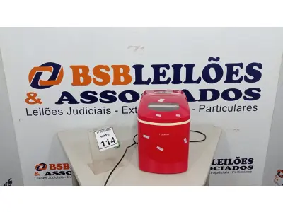 LOTE 114 - 01 MÁQUINA DE FAZER GELO PORTÁTIL MARCA POLISHOP. (NO ESTADO) ATENÇÃO! FAZER A VISITAÇÃO ANTES DE ARREMATAR, NÃO SABEMOS SE FUNCIONA, LEILÃO NÃO TEM GARANTIA E NEM DEVOLUÇÃO, SUJEITO A POSSÍVEIS AVARIAS VISÍVEIS/OCULTAS E/OU AUSÊNCIA DE COMPONENTES.