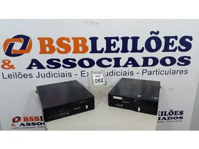 LOTE 062 - 02 MICRO COMPUTADORES MARCA POSITIVO. (NO ESTADO) ATENÇÃO! FAZER A VISITAÇÃO ANTES DE ARREMATAR, NÃO SABEMOS SE FUNCIONA, LEILÃO NÃO TEM GARANTIA E NEM DEVOLUÇÃO, SUJEITO A POSSÍVEIS AVARIAS VISÍVEIS/OCULTAS E/OU AUSÊNCIA DE COMPONENTES.
