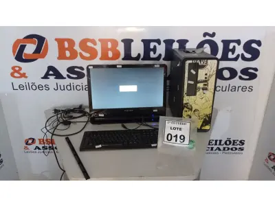 LOTE 019 - 01 CPU MARCA POSITIVO, 01 MONITOR MARCA POSITIVO E 01 TECLADO MARCA POSITIVO. (NO ESTADO) ATENÇÃO! FAZER A VISITAÇÃO ANTES DE ARREMATAR, NÃO SABEMOS SE FUNCIONA, LEILÃO NÃO TEM GARANTIA E NEM DEVOLUÇÃO, SUJEITO A POSSÍVEIS AVARIAS VISÍVEIS/OCULTAS E/OU AUSÊNCIA DE COMPONENTES.