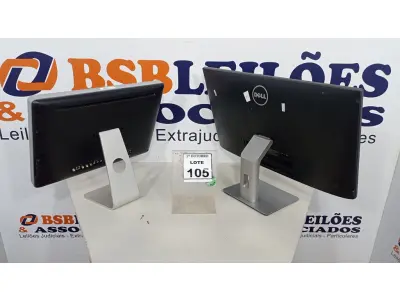 LOTE 105 - 02 ALL IN ONE MARCAS DELL E DUEX. (NO ESTADO) ATENÇÃO! FAZER A VISITAÇÃO ANTES DE ARREMATAR, NÃO SABEMOS SE FUNCIONA, LEILÃO NÃO TEM GARANTIA E NEM DEVOLUÇÃO, SUJEITO A POSSÍVEIS AVARIAS VISÍVEIS/OCULTAS E/OU AUSÊNCIA DE COMPONENTES.