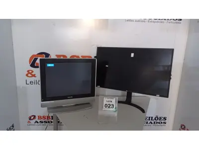 LOTE 023 - 01 MONITOR LCD 32’’ MARCA LG E 01 MONITOR TV MARCA PHILIPS. (NO ESTADO) ATENÇÃO! FAZER A VISITAÇÃO ANTES DE ARREMATAR, NÃO SABEMOS SE FUNCIONA, LEILÃO NÃO TEM GARANTIA E NEM DEVOLUÇÃO, SUJEITO A POSSÍVEIS AVARIAS VISÍVEIS/OCULTAS E/OU AUSÊNCIA DE COMPONENTES.