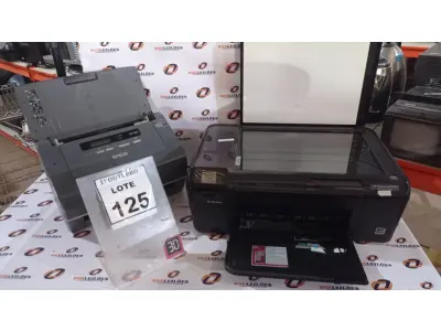 LOTE 125 - 01 SCANNER MARCA EPSON, 01 IMPRESSORA MARCA HP E 01 IMPRESSORA MATRICIAL. (NO ESTADO) ATENÇÃO! FAZER A VISITAÇÃO ANTES DE ARREMATAR, NÃO SABEMOS SE FUNCIONA, LEILÃO NÃO TEM GARANTIA E NEM DEVOLUÇÃO, SUJEITO A POSSÍVEIS AVARIAS VISÍVEIS/OCULTAS E/OU AUSÊNCIA DE COMPONENTES.