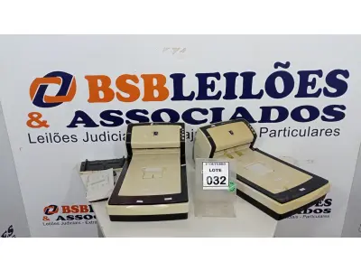 LOTE 032 - 02 SCANNERS DE MESA MARCA FUJITSU. (NO ESTADO) ATENÇÃO! FAZER A VISITAÇÃO ANTES DE ARREMATAR, NÃO SABEMOS SE FUNCIONA, LEILÃO NÃO TEM GARANTIA E NEM DEVOLUÇÃO, SUJEITO A POSSÍVEIS AVARIAS VISÍVEIS/OCULTAS E/OU AUSÊNCIA DE COMPONENTES.