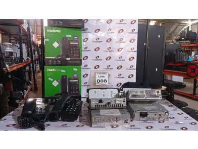 LOTE 008 - 04 APARELHOS DE SOM AUTOMOTIVO E 03 TELEFONES IP MARCA INTELBRAS. (NO ESTADO) ATENÇÃO! FAZER A VISITAÇÃO ANTES DE ARREMATAR, NÃO SABEMOS SE FUNCIONA, LEILÃO NÃO TEM GARANTIA E NEM DEVOLUÇÃO, SUJEITO A POSSÍVEIS AVARIAS VISÍVEIS/OCULTAS E/OU AUSÊNCIA DE COMPONENTES.