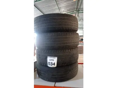 LOTE 034 - 04 PNEUS 175/65 R14. (NO ESTADO) ATENÇÃO! FAZER A VISITAÇÃO ANTES DE ARREMATAR, NÃO SABEMOS SE FUNCIONA, LEILÃO NÃO TEM GARANTIA E NEM DEVOLUÇÃO, SUJEITO A POSSÍVEIS AVARIAS VISÍVEIS/OCULTAS E/OU AUSÊNCIA DE COMPONENTES.
