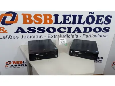 LOTE 069 - 02 MICROS COMPUTADORES MARCA POSITIVO. (NO ESTADO) ATENÇÃO! FAZER A VISITAÇÃO ANTES DE ARREMATAR, NÃO SABEMOS SE FUNCIONA, LEILÃO NÃO TEM GARANTIA E NEM DEVOLUÇÃO, SUJEITO A POSSÍVEIS AVARIAS VISÍVEIS/OCULTAS E/OU AUSÊNCIA DE COMPONENTES.