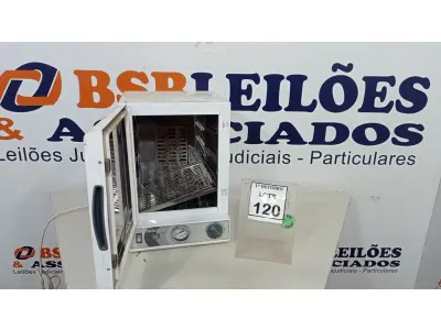 LOTE 120 - 01 ESTUFA PARA ESTERILIZAÇÃO E SECAGEM MARCA MASTER. (NO ESTADO) ATENÇÃO! FAZER A VISITAÇÃO ANTES DE ARREMATAR, NÃO SABEMOS SE FUNCIONA, LEILÃO NÃO TEM GARANTIA E NEM DEVOLUÇÃO, SUJEITO A POSSÍVEIS AVARIAS VISÍVEIS/OCULTAS E/OU AUSÊNCIA DE COMPONENTES.