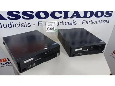 LOTE 044 - 02 MICROS COMPUTADORES MARCA POSITIVO. (NO ESTADO) ATENÇÃO! FAZER A VISITAÇÃO ANTES DE ARREMATAR, NÃO SABEMOS SE FUNCIONA, LEILÃO NÃO TEM GARANTIA E NEM DEVOLUÇÃO, SUJEITO A POSSÍVEIS AVARIAS VISÍVEIS/OCULTAS E/OU AUSÊNCIA DE COMPONENTES.