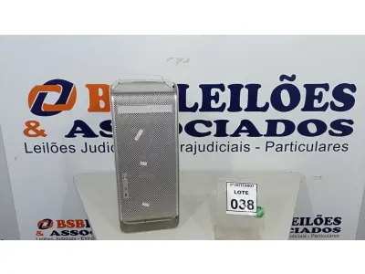 LOTE 038 - 01 COMPUTADOR MARCA APPLE. (NO ESTADO) ATENÇÃO! FAZER A VISITAÇÃO ANTES DE ARREMATAR, NÃO SABEMOS SE FUNCIONA, LEILÃO NÃO TEM GARANTIA E NEM DEVOLUÇÃO, SUJEITO A POSSÍVEIS AVARIAS VISÍVEIS/OCULTAS E/OU AUSÊNCIA DE COMPONENTES.