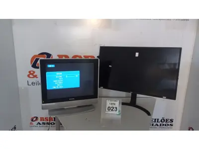 LOTE 023 - 01 MONITOR LCD 32’’ MARCA LG E 01 MONITOR TV MARCA PHILIPS. (NO ESTADO) ATENÇÃO! FAZER A VISITAÇÃO ANTES DE ARREMATAR, NÃO SABEMOS SE FUNCIONA, LEILÃO NÃO TEM GARANTIA E NEM DEVOLUÇÃO, SUJEITO A POSSÍVEIS AVARIAS VISÍVEIS/OCULTAS E/OU AUSÊNCIA DE COMPONENTES.