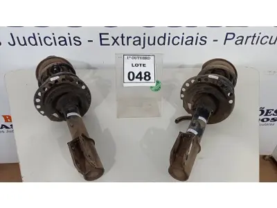 LOTE 048 - 02 AMORTECEDORES USADOS PARA CARRO RENAULT LOGAN. (NO ESTADO) ATENÇÃO! FAZER A VISITAÇÃO ANTES DE ARREMATAR, NÃO SABEMOS SE FUNCIONA, LEILÃO NÃO TEM GARANTIA E NEM DEVOLUÇÃO, SUJEITO A POSSÍVEIS AVARIAS VISÍVEIS/OCULTAS E/OU AUSÊNCIA DE COMPONENTES.