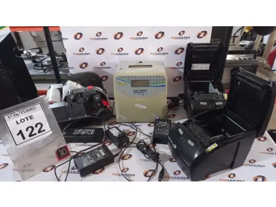 LOTE 122 - 02 IMPRESSORAS DE ETIQUETAS MARCAS SMART E DALMEC E 02 IMPRESSORAS TÉRMICAS MARCA BEMATECH. (NO ESTADO) ATENÇÃO! FAZER A VISITAÇÃO ANTES DE ARREMATAR, NÃO SABEMOS SE FUNCIONA, LEILÃO NÃO TEM GARANTIA E NEM DEVOLUÇÃO, SUJEITO A POSSÍVEIS AVARIAS VISÍVEIS/OCULTAS E/OU AUSÊNCIA DE COMPONENTES.