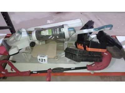 LOTE 121 - 01 ROÇADEIRA ELÉTRICA, 01 ASPIRADOR DE PÓ, 04 QUADROS DE DISTRIBUIÇÃO DE FIBRA ÓPTICA E VÁRIAS ANTENAS SETORIAIS UBIQUITI. (NO ESTADO) ATENÇÃO! FAZER A VISITAÇÃO ANTES DE ARREMATAR, NÃO SABEMOS SE FUNCIONA, LEILÃO NÃO TEM GARANTIA E NEM DEVOLUÇÃO, SUJEITO A POSSÍVEIS AVARIAS VISÍVEIS/OCULTAS E/OU AUSÊNCIA DE COMPONENTES.