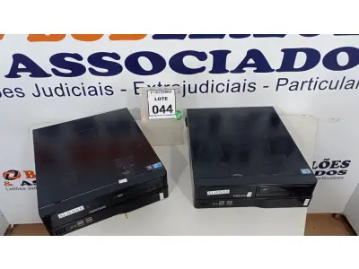 LOTE 044 - 02 MICROS COMPUTADORES MARCA POSITIVO. (NO ESTADO) ATENÇÃO! FAZER A VISITAÇÃO ANTES DE ARREMATAR, NÃO SABEMOS SE FUNCIONA, LEILÃO NÃO TEM GARANTIA E NEM DEVOLUÇÃO, SUJEITO A POSSÍVEIS AVARIAS VISÍVEIS/OCULTAS E/OU AUSÊNCIA DE COMPONENTES.