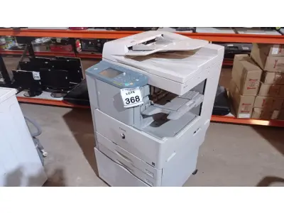 LOTE 368 - 01 COPIADORA MULTIFUNCIONAL MODELO IMAGERUNNER MARCA CANON. (NO ESTADO) ATENÇÃO! FAZER A VISITAÇÃO ANTES DE ARREMATAR, NÃO SABEMOS SE FUNCIONA, LEILÃO NÃO TEM GARANTIA E NEM DEVOLUÇÃO, SUJEITO A POSSÍVEIS AVARIAS VISÍVEIS/OCULTAS E/OU AUSÊNCIA DE COMPONENTES.