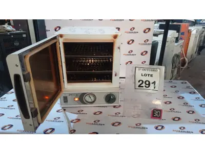LOTE 291 - 01 ESTUFA DE ESTERILIZAÇÃO E SECAGEM. (NO ESTADO) ATENÇÃO! FAZER A VISITAÇÃO ANTES DE ARREMATAR, NÃO SABEMOS SE FUNCIONA, LEILÃO NÃO TEM GARANTIA E NEM DEVOLUÇÃO, SUJEITO A POSSÍVEIS AVARIAS VISÍVEIS/OCULTAS E/OU AUSÊNCIA DE COMPONENTES.