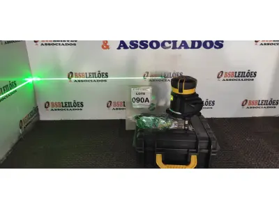 LOTE 090 - 01 NIVEL A LASER COM 2 BATERIAS MALETA ÓCULOS DE PROTEÇÃO. (NO ESTADO) ATENÇÃO! FAZER A VISITAÇÃO ANTES DE ARREMATAR, NÃO SABEMOS SE FUNCIONA, LEILÃO NÃO TEM GARANTIA E NEM DEVOLUÇÃO, SUJEITO A POSSÍVEIS AVARIAS VISÍVEIS/OCULTAS E/OU AUSÊNCIA DE COMPONENTES.