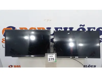 LOTE 275 - 02 TVS LCD 32’’ MARCAS SEMP TCL E SONY. (NO ESTADO) ATENÇÃO! FAZER A VISITAÇÃO ANTES DE ARREMATAR, NÃO SABEMOS SE FUNCIONA, LEILÃO NÃO TEM GARANTIA E NEM DEVOLUÇÃO, SUJEITO A POSSÍVEIS AVARIAS VISÍVEIS/OCULTAS E/OU AUSÊNCIA DE COMPONENTES.