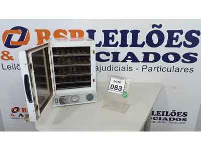 LOTE 083 - 01 ESTUFA DE ESTERILIZAÇÃO E SECAGEM. (NO ESTADO) ATENÇÃO! FAZER A VISITAÇÃO ANTES DE ARREMATAR, NÃO SABEMOS SE FUNCIONA, LEILÃO NÃO TEM GARANTIA E NEM DEVOLUÇÃO, SUJEITO A POSSÍVEIS AVARIAS VISÍVEIS/OCULTAS E/OU AUSÊNCIA DE COMPONENTES.