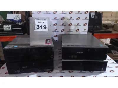 LOTE 319 - 05 CPU’S MARCAS E MODELOS DIVERSOS. (NO ESTADO) ATENÇÃO! FAZER A VISITAÇÃO ANTES DE ARREMATAR, NÃO SABEMOS SE FUNCIONA, LEILÃO NÃO TEM GARANTIA E NEM DEVOLUÇÃO, SUJEITO A POSSÍVEIS AVARIAS VISÍVEIS/OCULTAS E/OU AUSÊNCIA DE COMPONENTES.