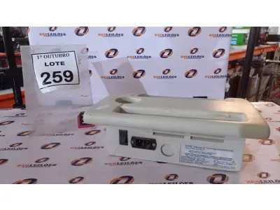 LOTE 259 - 01 APARELHO DE TERAPIA ULTRASSOM. (NO ESTADO) ATENÇÃO! FAZER A VISITAÇÃO ANTES DE ARREMATAR, NÃO SABEMOS SE FUNCIONA, LEILÃO NÃO TEM GARANTIA E NEM DEVOLUÇÃO, SUJEITO A POSSÍVEIS AVARIAS VISÍVEIS/OCULTAS E/OU AUSÊNCIA DE COMPONENTES.