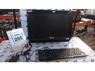 LOTE 265 - 01 ALL IN ONE MARCA HP. (NO ESTADO) ATENÇÃO! FAZER A VISITAÇÃO ANTES DE ARREMATAR, NÃO SABEMOS SE FUNCIONA, LEILÃO NÃO TEM GARANTIA E NEM DEVOLUÇÃO, SUJEITO A POSSÍVEIS AVARIAS VISÍVEIS/OCULTAS E/OU AUSÊNCIA DE COMPONENTES