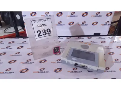 LOTE 239 - 01 EQUIPAMENTO DE ELETROESTIMULAÇÃO. (NO ESTADO) ATENÇÃO! FAZER A VISITAÇÃO ANTES DE ARREMATAR, NÃO SABEMOS SE FUNCIONA, LEILÃO NÃO TEM GARANTIA E NEM DEVOLUÇÃO, SUJEITO A POSSÍVEIS AVARIAS VISÍVEIS/OCULTAS E/OU AUSÊNCIA DE COMPONENTES.