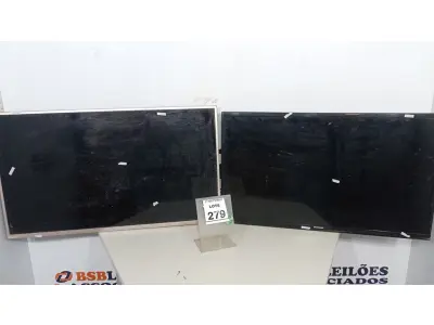 LOTE 279 - 01 TV LCD 42’’ MARCA PHILCO E 01 TV LCD 39’’ MARCA SAMSUNG. (NO ESTADO) ATENÇÃO! FAZER A VISITAÇÃO ANTES DE ARREMATAR, NÃO SABEMOS SE FUNCIONA, LEILÃO NÃO TEM GARANTIA E NEM DEVOLUÇÃO, SUJEITO A POSSÍVEIS AVARIAS VISÍVEIS/OCULTAS E/OU AUSÊNCIA DE COMPONENTES.