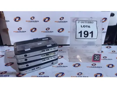LOTE 191 - 04 THIN CLIENTS MODELO TX0 DELL WYSE. (NO ESTADO) ATENÇÃO! FAZER A VISITAÇÃO ANTES DE ARREMATAR, NÃO SABEMOS SE FUNCIONA, LEILÃO NÃO TEM GARANTIA E NEM DEVOLUÇÃO, SUJEITO A POSSÍVEIS AVARIAS VISÍVEIS/OCULTAS E/OU AUSÊNCIA DE COMPONENTES.