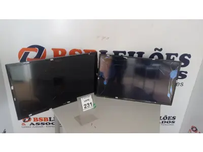 LOTE 231 - 02 TVS LCD 32’’ MARCAS SAMSUNG E PANASONIC. (NO ESTADO) ATENÇÃO! FAZER A VISITAÇÃO ANTES DE ARREMATAR, NÃO SABEMOS SE FUNCIONA, LEILÃO NÃO TEM GARANTIA E NEM DEVOLUÇÃO, SUJEITO A POSSÍVEIS AVARIAS VISÍVEIS/OCULTAS E/OU AUSÊNCIA DE COMPONENTES.