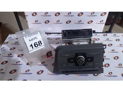 LOTE 168 - 02 APARELHOS DE SOM AUTOMOTIVOS. (NO ESTADO) ATENÇÃO! FAZER A VISITAÇÃO ANTES DE ARREMATAR, NÃO SABEMOS SE FUNCIONA, LEILÃO NÃO TEM GARANTIA E NEM DEVOLUÇÃO, SUJEITO A POSSÍVEIS AVARIAS VISÍVEIS/OCULTAS E/OU AUSÊNCIA DE COMPONENTES