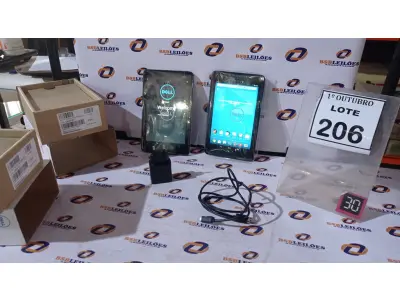 LOTE 206 - 02 TABLETS MODELO VENUE 7 16GB TELA HD 7’’ MARCA DELL. (NO ESTADO) ATENÇÃO! FAZER A VISITAÇÃO ANTES DE ARREMATAR, NÃO SABEMOS SE FUNCIONA, LEILÃO NÃO TEM GARANTIA E NEM DEVOLUÇÃO, SUJEITO A POSSÍVEIS AVARIAS VISÍVEIS/OCULTAS E/OU AUSÊNCIA DE COMPONENTES.
