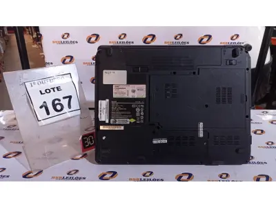 LOTE 167 - 01 NOTEBOOK MARCA DATEN. (NO ESTADO) ATENÇÃO! FAZER A VISITAÇÃO ANTES DE ARREMATAR, NÃO SABEMOS SE FUNCIONA, LEILÃO NÃO TEM GARANTIA E NEM DEVOLUÇÃO, SUJEITO A POSSÍVEIS AVARIAS VISÍVEIS/OCULTAS E/OU AUSÊNCIA DE COMPONENTES.
