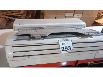 LOTE 293 - 02 EVAPORADORAS 14.600BTUS MARCA TRANE. (NO ESTADO) ATENÇÃO! FAZER A VISITAÇÃO ANTES DE ARREMATAR, NÃO SABEMOS SE FUNCIONA, LEILÃO NÃO TEM GARANTIA E NEM DEVOLUÇÃO, SUJEITO A POSSÍVEIS AVARIAS VISÍVEIS/OCULTAS E/OU AUSÊNCIA DE COMPONENTES.