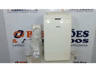 LOTE 276 - 01 AR CONDICIONADO PORTÁTIL 12000 BTU MARCA CONSUL. (NO ESTADO) ATENÇÃO! FAZER A VISITAÇÃO ANTES DE ARREMATAR, NÃO SABEMOS SE FUNCIONA, LEILÃO NÃO TEM GARANTIA E NEM DEVOLUÇÃO, SUJEITO A POSSÍVEIS AVARIAS VISÍVEIS/OCULTAS E/OU AUSÊNCIA DE COMPONENTES.