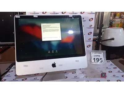 LOTE 198 - 01 IMAC APPLE. (NO ESTADO) ATENÇÃO! FAZER A VISITAÇÃO ANTES DE ARREMATAR, NÃO SABEMOS SE FUNCIONA, LEILÃO NÃO TEM GARANTIA E NEM DEVOLUÇÃO, SUJEITO A POSSÍVEIS AVARIAS VISÍVEIS/OCULTAS E/OU AUSÊNCIA DE COMPONENTES.