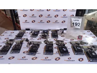 LOTE 192 - 11 PLACAS DE VÍDEO SLIM COM HDMI. (NO ESTADO) ATENÇÃO! FAZER A VISITAÇÃO ANTES DE ARREMATAR, NÃO SABEMOS SE FUNCIONA, LEILÃO NÃO TEM GARANTIA E NEM DEVOLUÇÃO, SUJEITO A POSSÍVEIS AVARIAS VISÍVEIS/OCULTAS E/OU AUSÊNCIA DE COMPONENTES