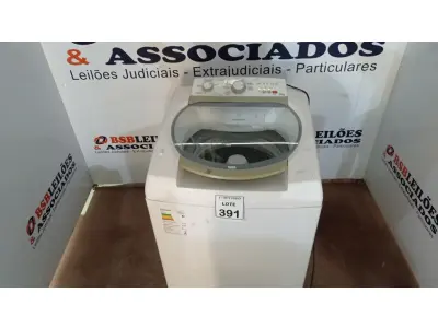 LOTE 391 - 01 MÁQUINA DE LAVAR 11KG 220V MARCA BRASTEMP. (NO ESTADO) ATENÇÃO! FAZER A VISITAÇÃO ANTES DE ARREMATAR, NÃO SABEMOS SE FUNCIONA, LEILÃO NÃO TEM GARANTIA E NEM DEVOLUÇÃO, SUJEITO A POSSÍVEIS AVARIAS VISÍVEIS/OCULTAS E/OU AUSÊNCIA DE COMPONENTES.