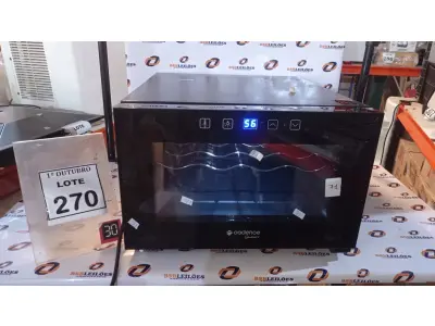 LOTE 270 - 01 ADEGA BIVOLT MARCA CADENCE. (NO ESTADO) ATENÇÃO! FAZER A VISITAÇÃO ANTES DE ARREMATAR, NÃO SABEMOS SE FUNCIONA, LEILÃO NÃO TEM GARANTIA E NEM DEVOLUÇÃO, SUJEITO A POSSÍVEIS AVARIAS VISÍVEIS/OCULTAS E/OU AUSÊNCIA DE COMPONENTES.