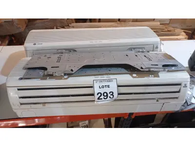 LOTE 293 - 02 EVAPORADORAS 14.600BTUS MARCA TRANE. (NO ESTADO) ATENÇÃO! FAZER A VISITAÇÃO ANTES DE ARREMATAR, NÃO SABEMOS SE FUNCIONA, LEILÃO NÃO TEM GARANTIA E NEM DEVOLUÇÃO, SUJEITO A POSSÍVEIS AVARIAS VISÍVEIS/OCULTAS E/OU AUSÊNCIA DE COMPONENTES.